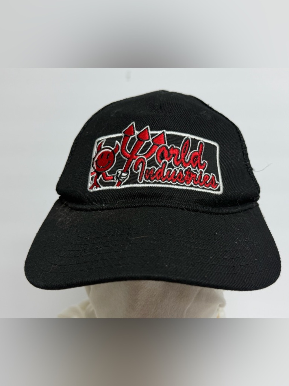 World Industries Flameboy Skateboard Trucker Snapback Adjustable Hat OSFM RARE